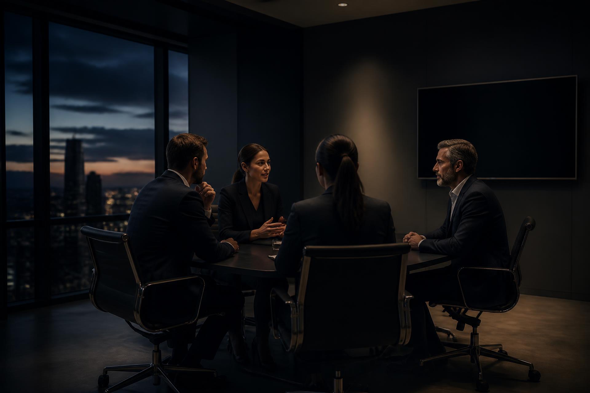 HireVision recruitmentspecialisten in overleg met een opdrachtgever